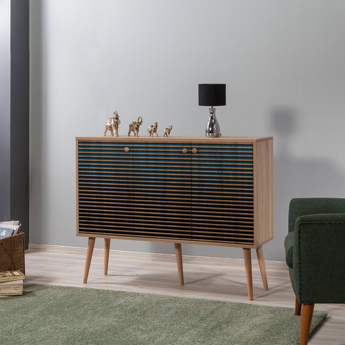 Hanah Home Mega-222 Consola en Roble Sonoma Hanah Home Mega-222 Consola en Roble Sonoma